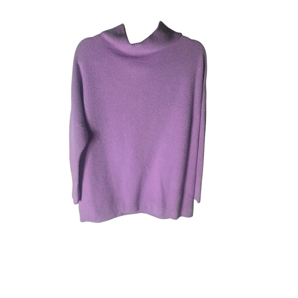 Free People Ottoman Slouchy Tunic Knit Sweater Women's Small Glowing Grape NWT! - Picture 6 of 10